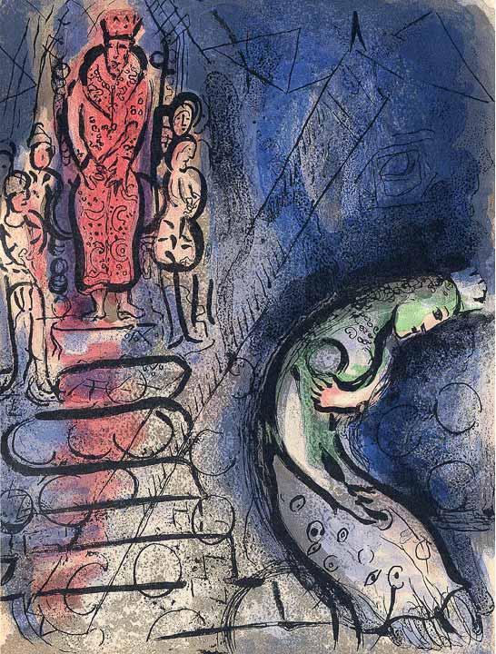 Marc Chagall - Ahasversus, Lithographie
