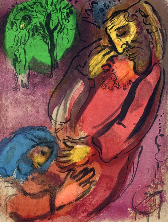 Marc Chagall - Bibel Lithographie